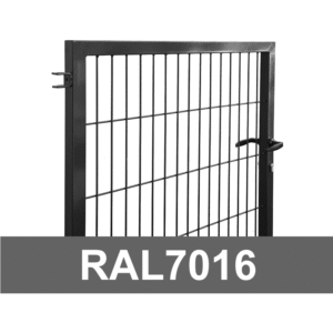 jalgvärav laiusega 1m, hall