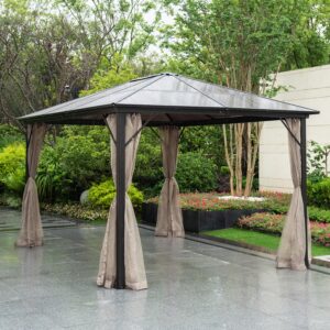 Varikatus ZURICH 3x4xH2,63m, pruun