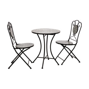 Rõdukomplekt MIRT laud ja 2 tooli, rohel