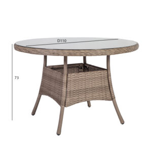 Laud TOSCANA D110xH73cm, beež