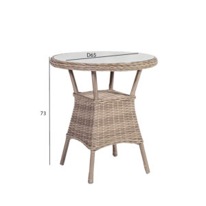 Laud TOSCANA D65xH73cm, beež