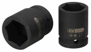 Kuuskant- löökpadrun 3/4",lühike 46mm, KS Tools