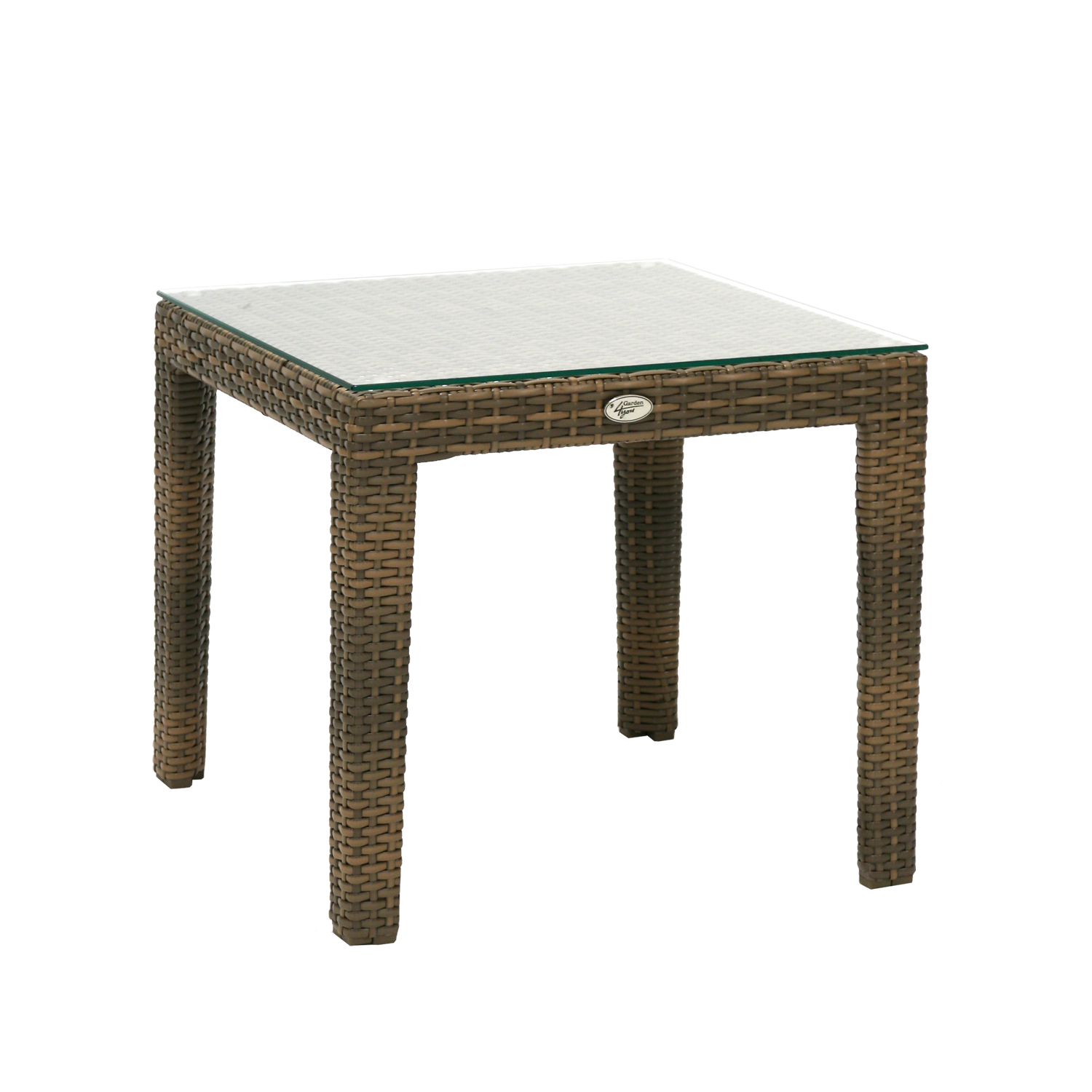 Abilaud WICKER 50x50xH45cm, cappuccino - Image 2