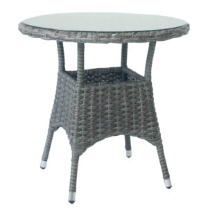 Laud WICKER D78xH75 cm, tumepruun
