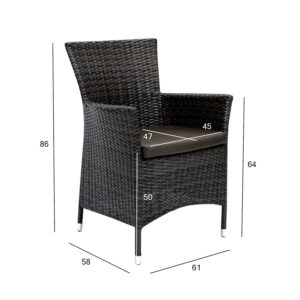 Tool WICKER-1 tumepruun