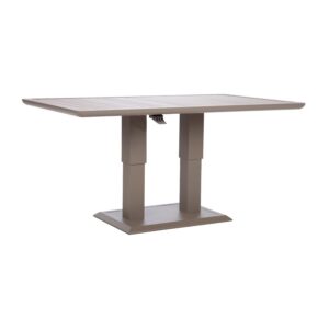 Laud MARENDA 150x90xH52-75cm, hallikasbeež