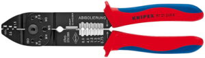 Isolatsiooni koorimise tangid koos kaablikinga pressiga 0,5 0,5-2.5mm2, Knipex