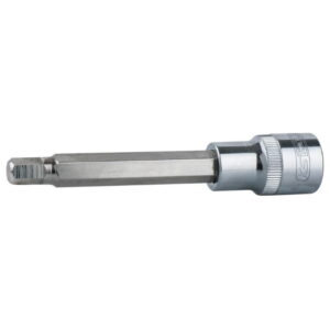 Otsakupadrun pikk Hex 1/2" CHROMEplus, riputussildil 7mm, KS Tools