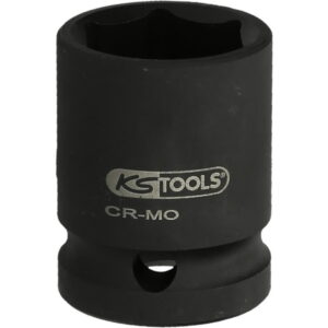 1" kuuskant-löökpadrun, lühike 33mm, KS Tools