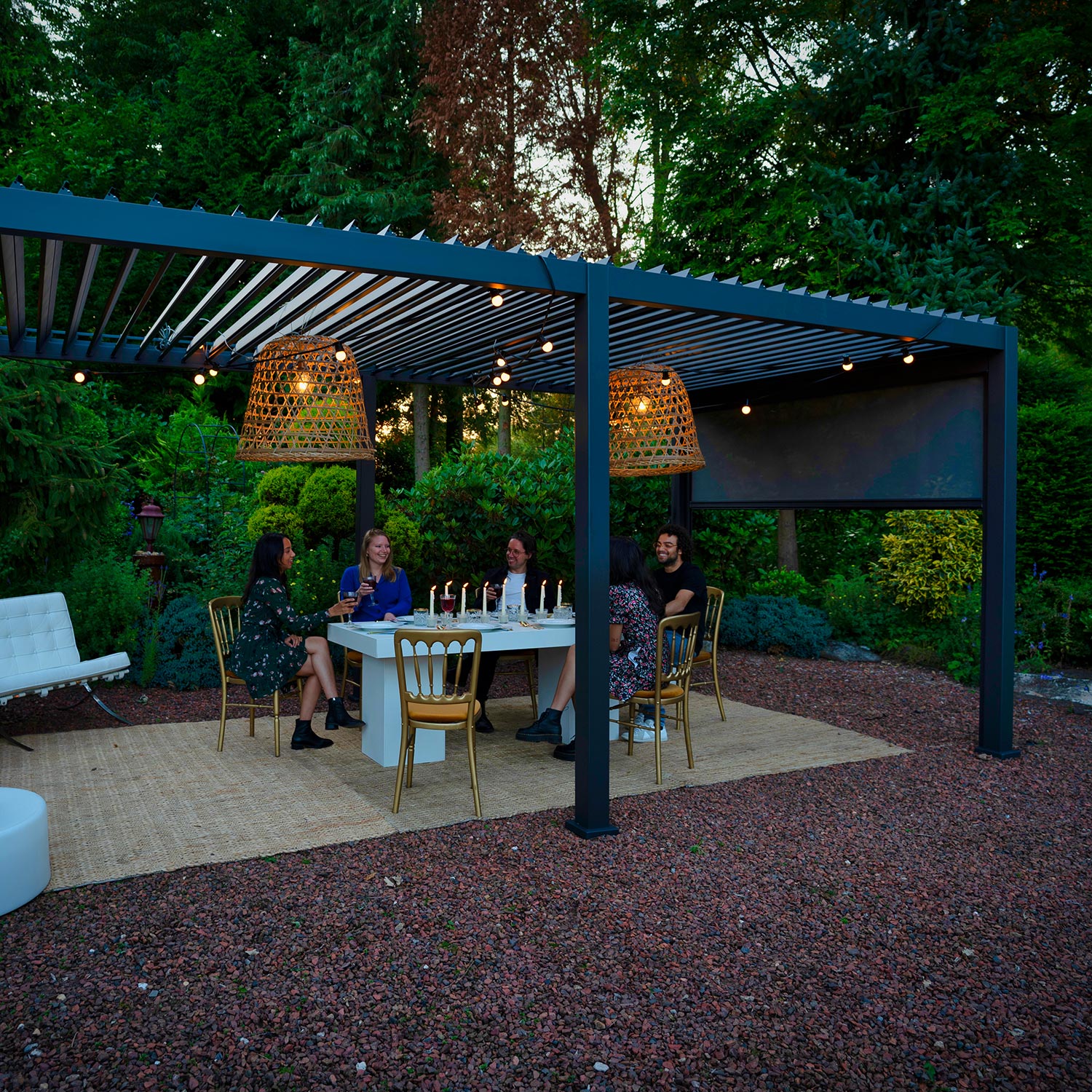 Varikatus MIRADOR-111 3x6m, tumehall - Pilt 3