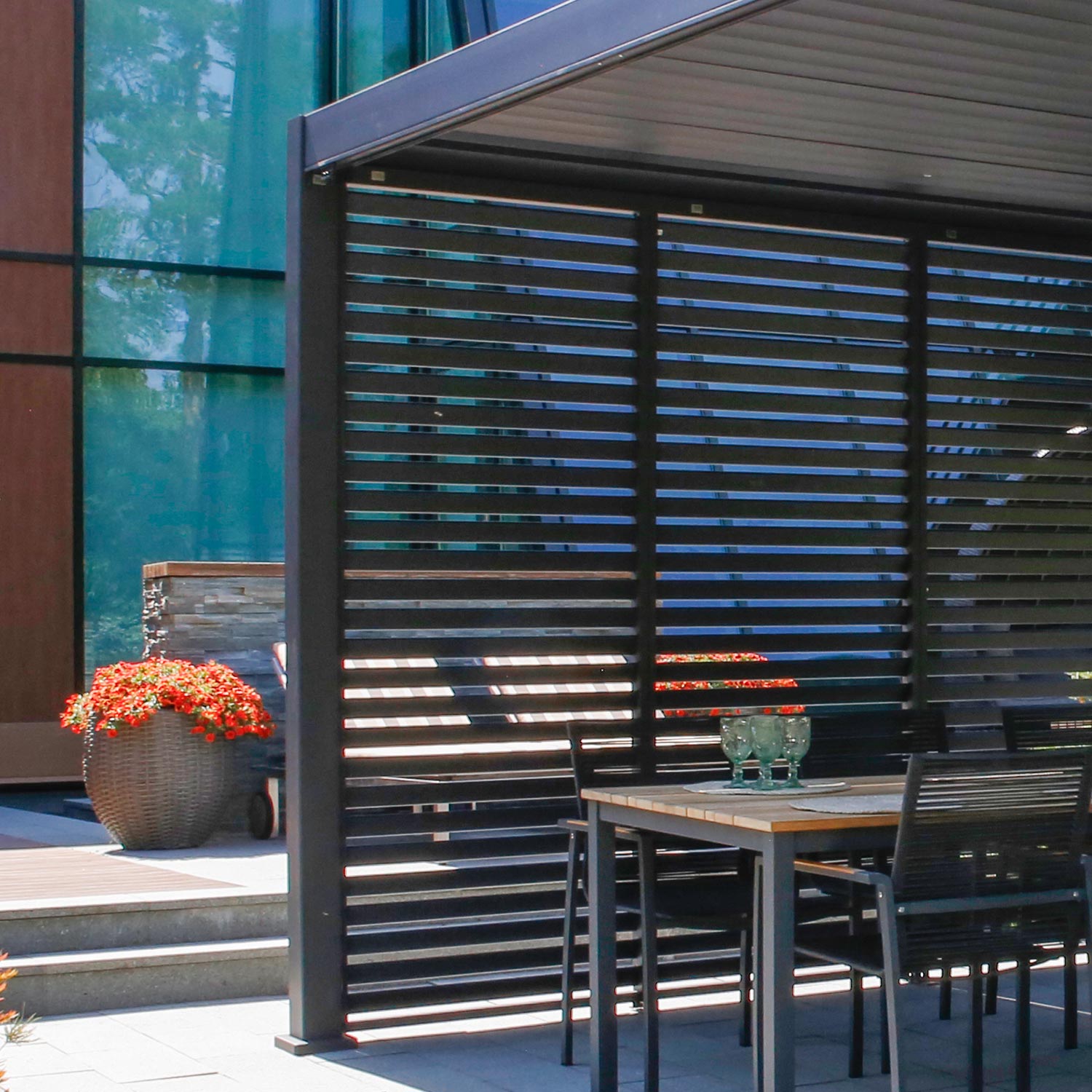 Varikatus MIRADOR-111 3x6m, tumehall - Pilt 7