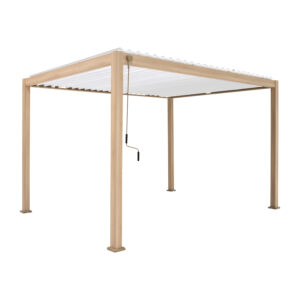 Varikatus MIRADOR-111 3x4m, hele puidudekoor