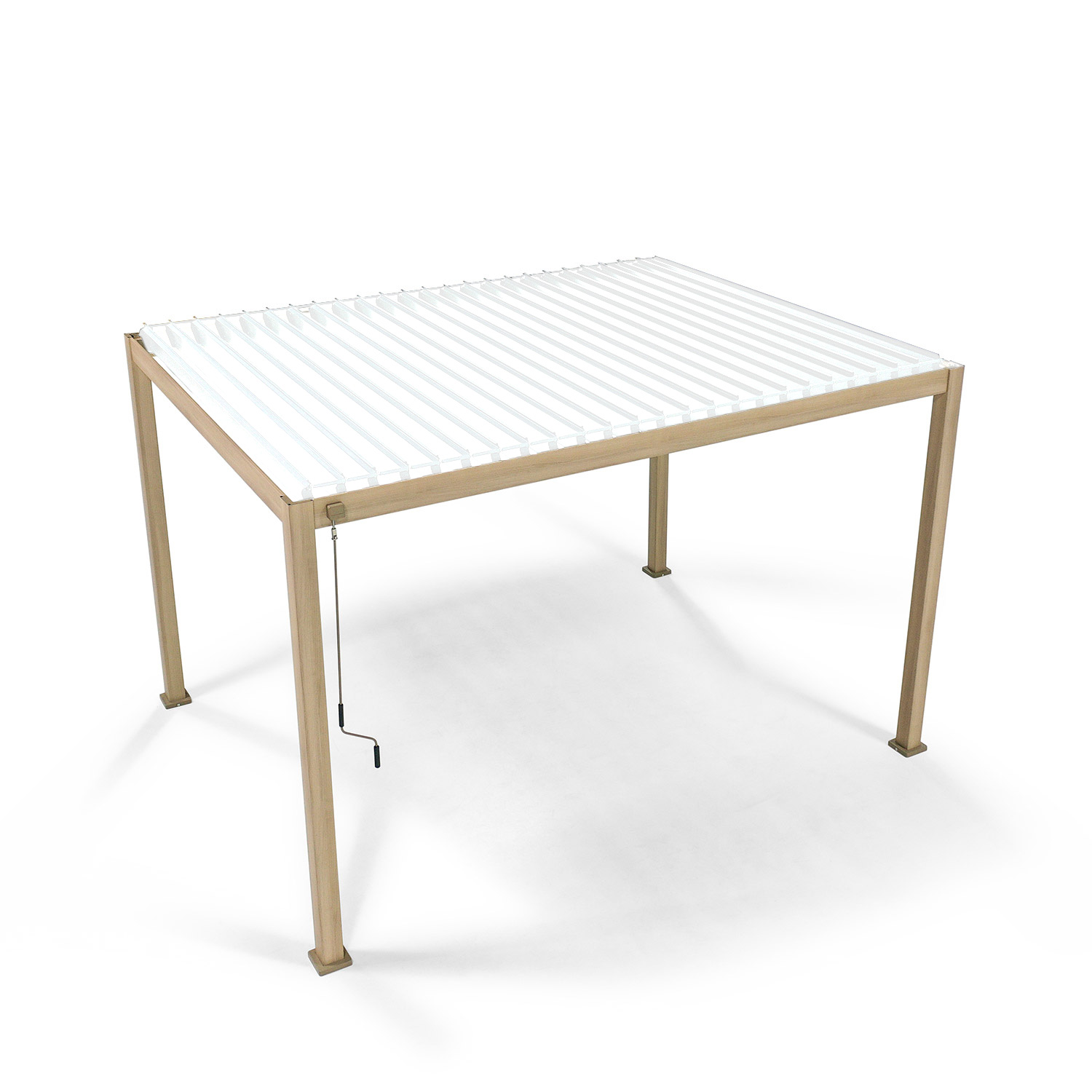 Varikatus MIRADOR-111 3x4m, hele puidudekoor - Pilt 3