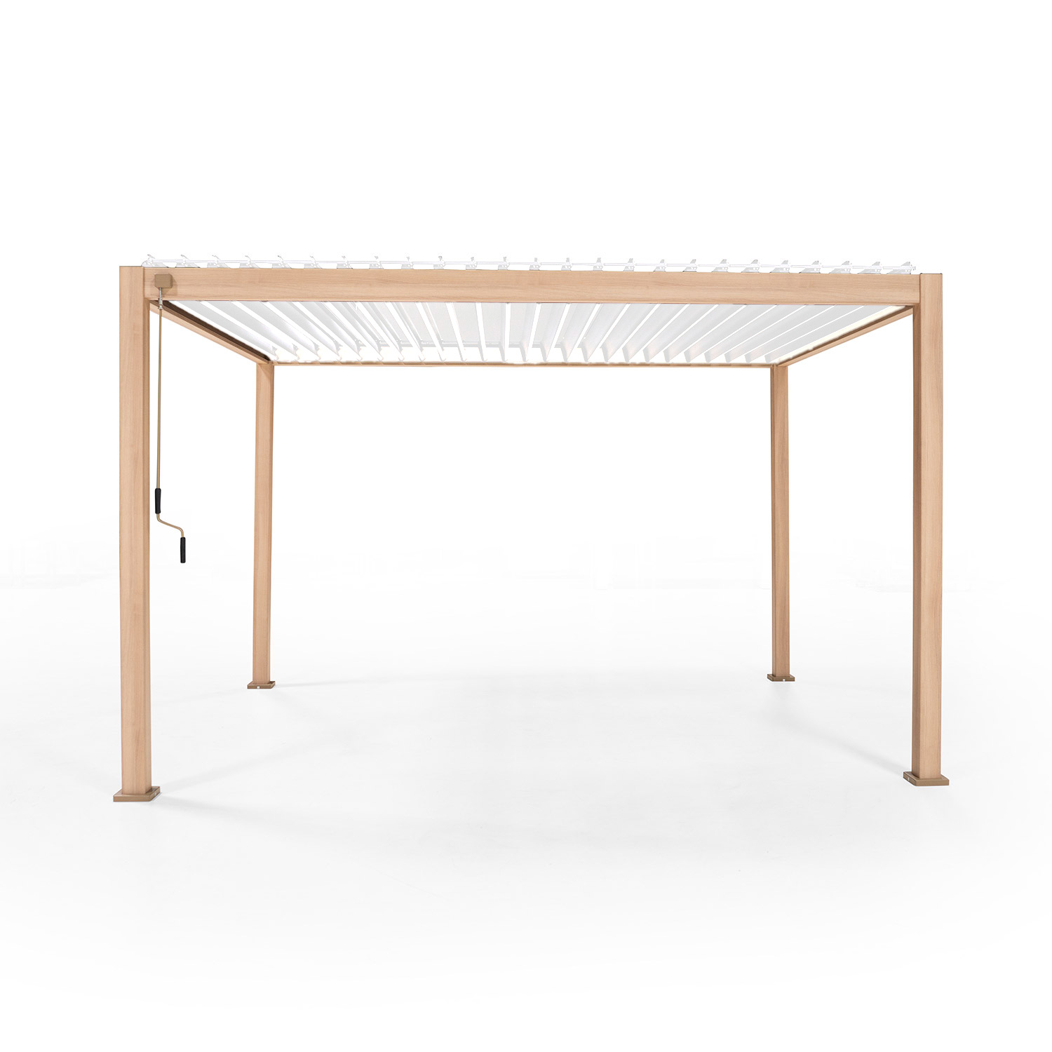 Varikatus MIRADOR-111 3x4m, hele puidudekoor - Pilt 4