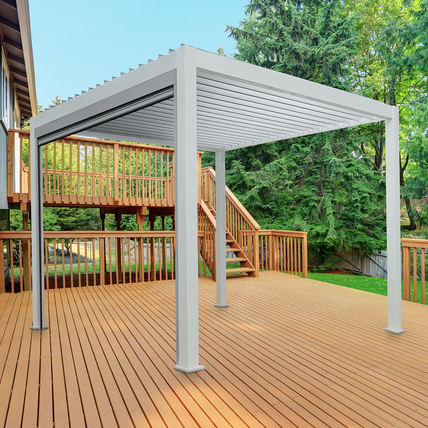 Varikatus MIRADOR-111 3x4m, valge - Pilt 2