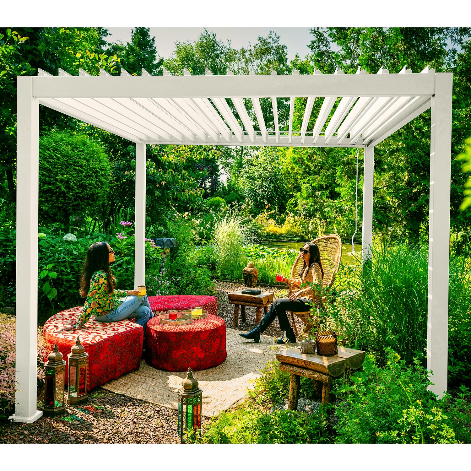 Varikatus MIRADOR-111 3x4m, valge - Pilt 7