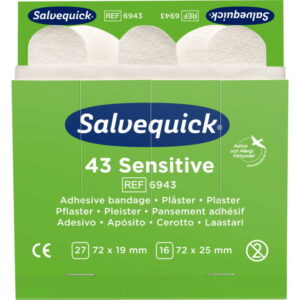 Plaastri täitepakend plaastriautomaati, Sensitive, 43 tk, Cederroth