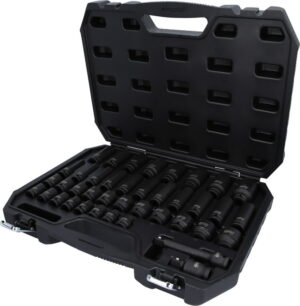 Löökpadrunite komplekt 1/2´´, pikad ja lühikesed 9-30mm 40pcs, KS Tools