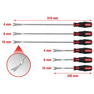 Tüübli eemaldamise heeblid, 6tk, KS Tools