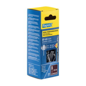 Neet alumiinum Al 4,8x25mm 50tk + Drill C, Rapid