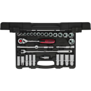 1/2" padrunvõtmete komplekt CHROME+ tollmõõdus 30pcs, KS Tools