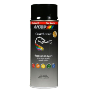 Spreivärv Crafts RAL9005 HG Must 400ml, Motip