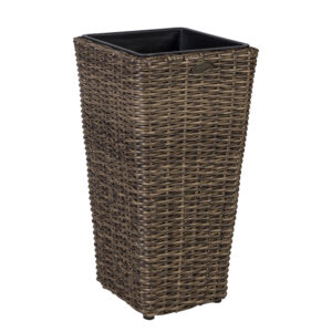 Lillepotiümbris WICKER 28x28xH60cm, tume