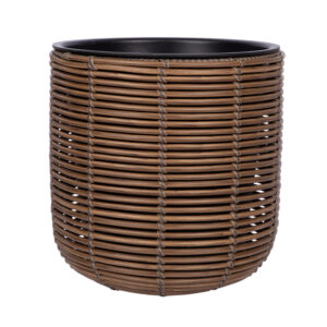 Lillepott WICKER D35xH36cm, pruun