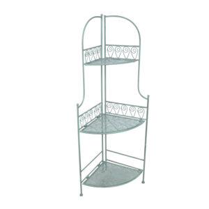 Riiul MINT 34x34xH118cm, antiikroheline metall