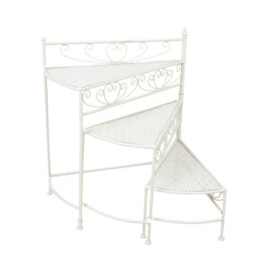 Riiul SANDY 55x30xH66cm, antiikvalge