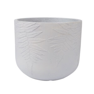 Lillepott FERN D44xH36cm, valge