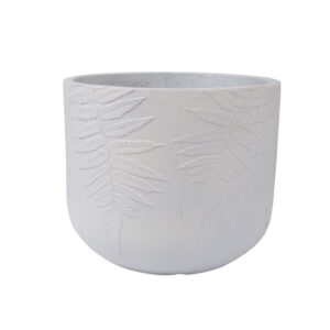 Lillepott FERN D37xH30cm, valge