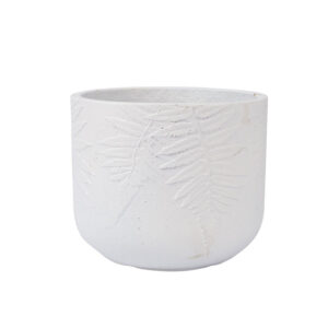 Lillepott FERN D30xH24.5cm, valge