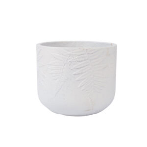 Lillepott FERN D24xH19.5cm, valge