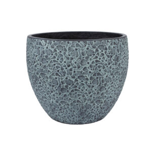 Lillepott FLORA D37xH30cm, must/hall