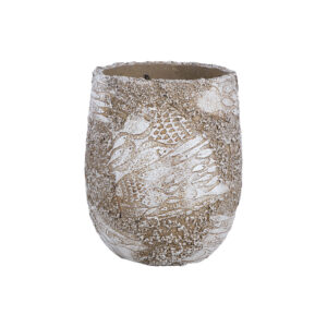 Lillepott SUNNY CORAL D24xH29.5cm, beež