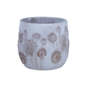 Lillepott SUNNY FLORE D23.5xH21cm, valge