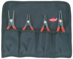 Stoppertangide komplekt 4 osa kotis väiksed kõvasulam otsad, Knipex