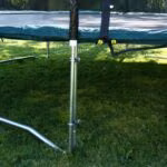 Turvavõrk D426cm batuudile, postidega, must - Pilt 2