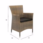 Tool WICKER-1 cappuccino - Pilt 2