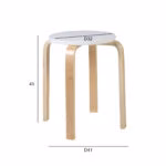 Taburet SIXTY-1 valge