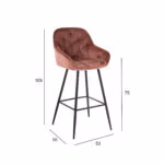 Baaritool BRITA roosa - Pilt 6