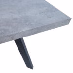 Söögilaud BRIGIT 159/198x84,5xH77cm, bet - Pilt 3