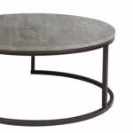 Diivanilaud BRITU D80xH35cm, hall - Pilt 2