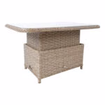 Laud PACIFIC 120x80xH46/65cm, hallikasbe - Pilt 3
