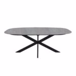 Söögilaud CHASE 200x100xH76cm, hall - Pilt 3