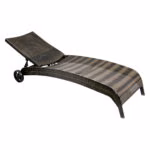 Lamamistool WICKER tumepruun - Pilt 2