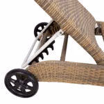 Lamamistool WICKER cappuccino - Pilt 4