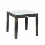 Abilaud WICKER 50x50xH45cm, tumepruun - Pilt 2