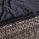 Padjakast WICKER 122x52xH62cm, tumepruun - Pilt 3